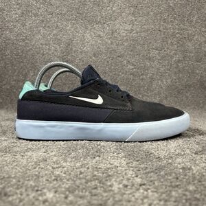 Nike Shane SB CU9224-400 Mens Size 8.5 Black Blue Athletic Skate Shoes Used